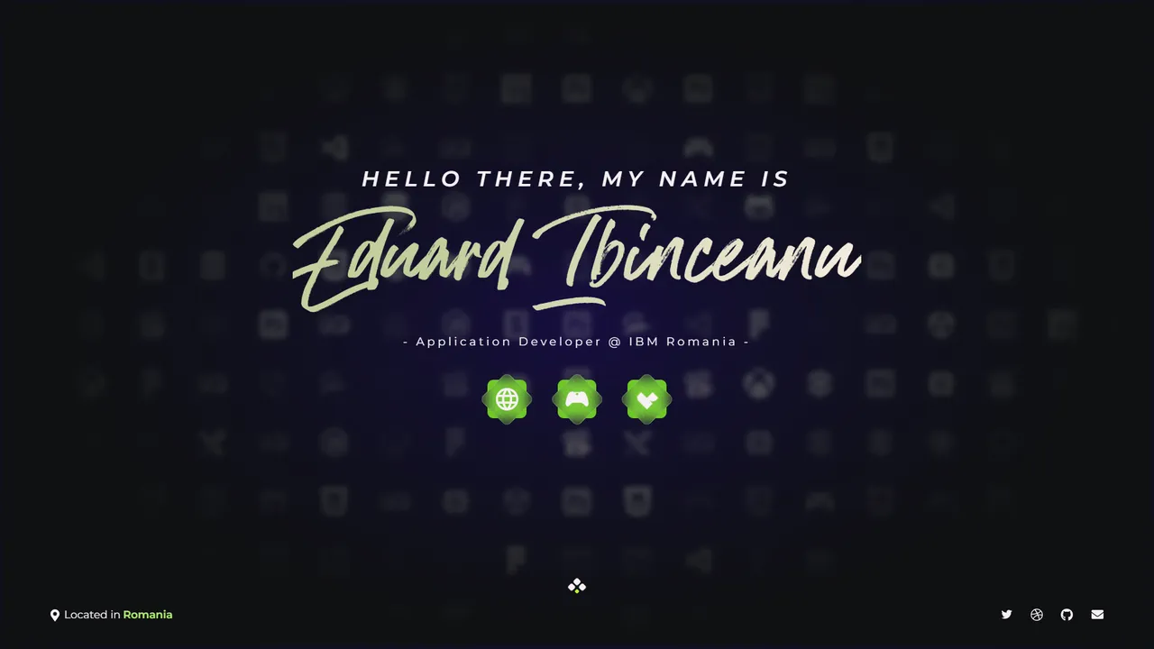 Eduard-Constantin Ibinceanu's website screenshot