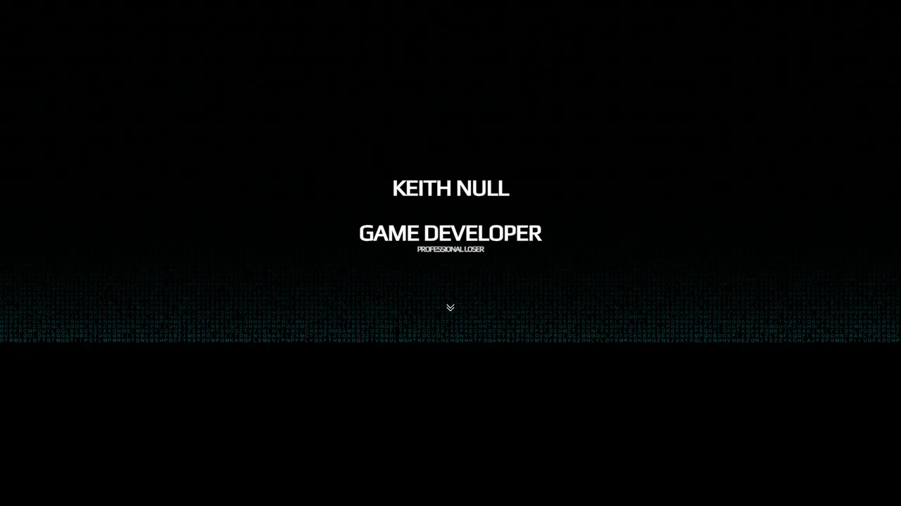 Keith Lau's website screenshot