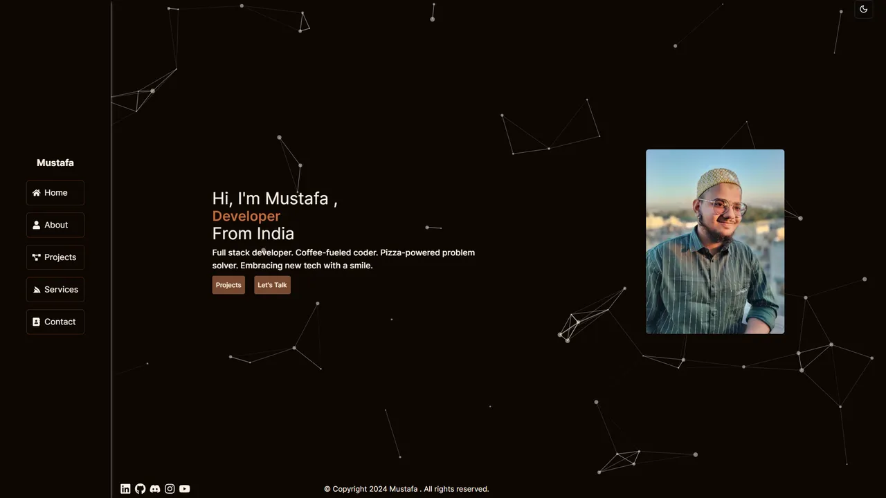 Mustafa Bhikhapurwala's website screenshot